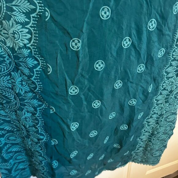 Johnny Was MILLIE PATCHWORK DRESS IN BLUE Small - Picture 10 of 11